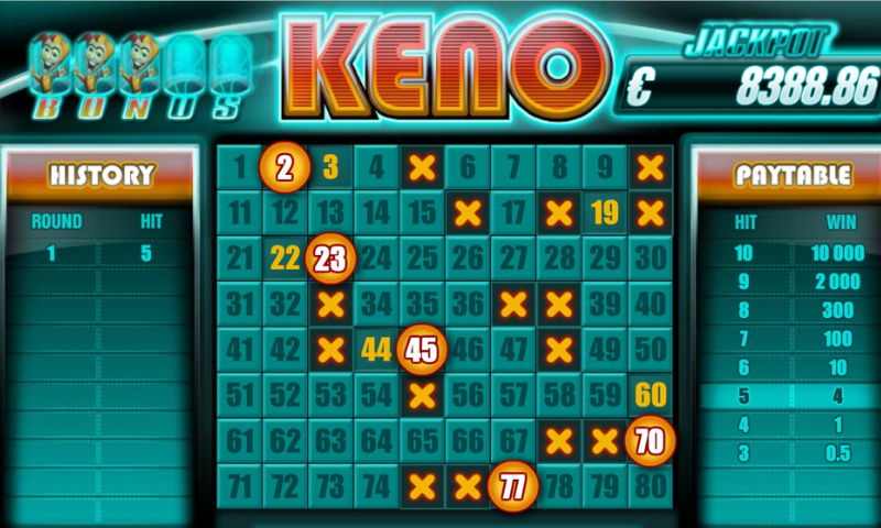 Game Keno Go99